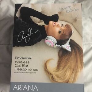 Ariana Grande Brookstone Wireless Cat Ear Headphones